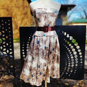 Vintage 1990's Silk Betsey Johnson Dress w/Pockets - Original Condition - Size 6